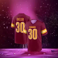 2025 Summer Adult Washington American Football Jersey Rugby Jersey Sportswear Training Jersey Commanders Daniels 5# T-shirt 1