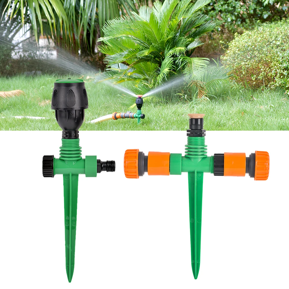 

Garden Lawn Rotating Sprinkler 1/2" Male Thread Scattering Nozzle 360 Degree Automatic Rotating Watering Irrigation