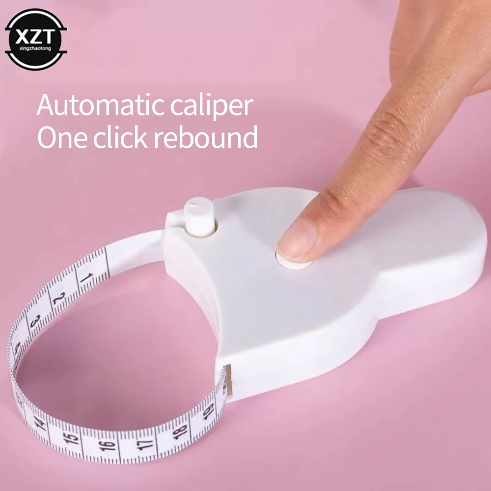 

Fitness Ruler with Handle Flexible Professional Three Circumference Measuring Soft Ruler Measure Automatic Circumference Tape
