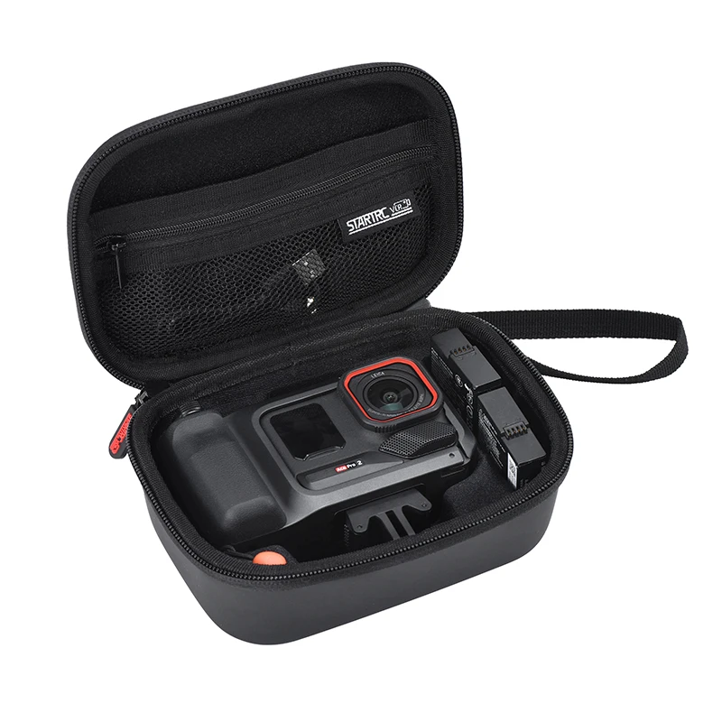Carrying Case for Action Camera Accessories and Battery Storage - Hard Travel Case