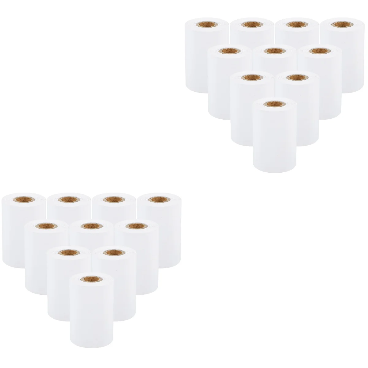 

20 Rolls Card Machine Paper Rolls Printed Paper Rolls Till Roll Cash Register Paper for Supermarket