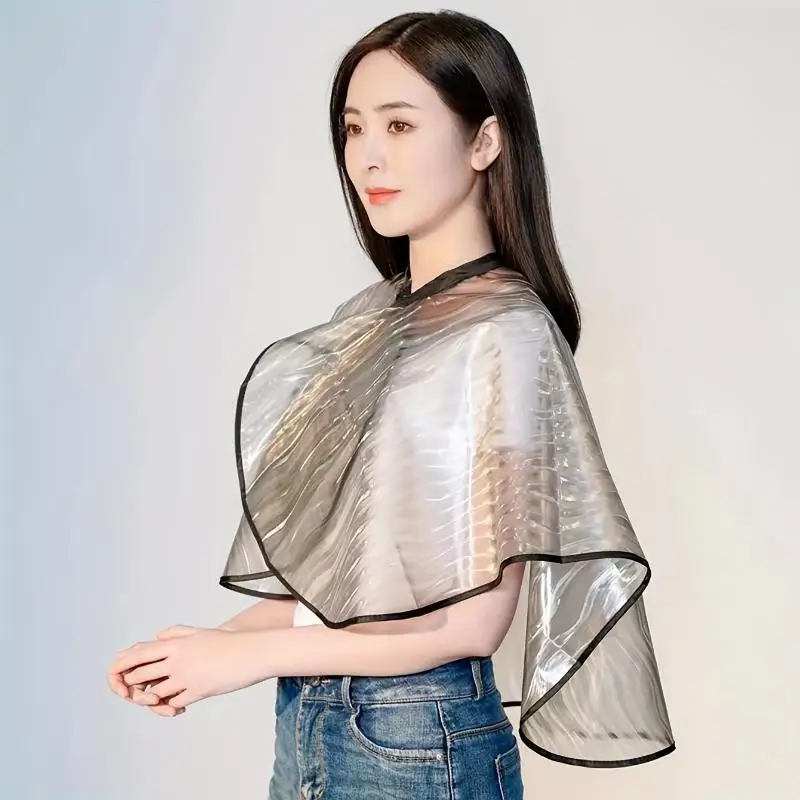 이발소 미용 케이프 방수 헤어 컬러링 랩 헤어 컬러 샴푸 염색 천 헤어컷 망토 도구