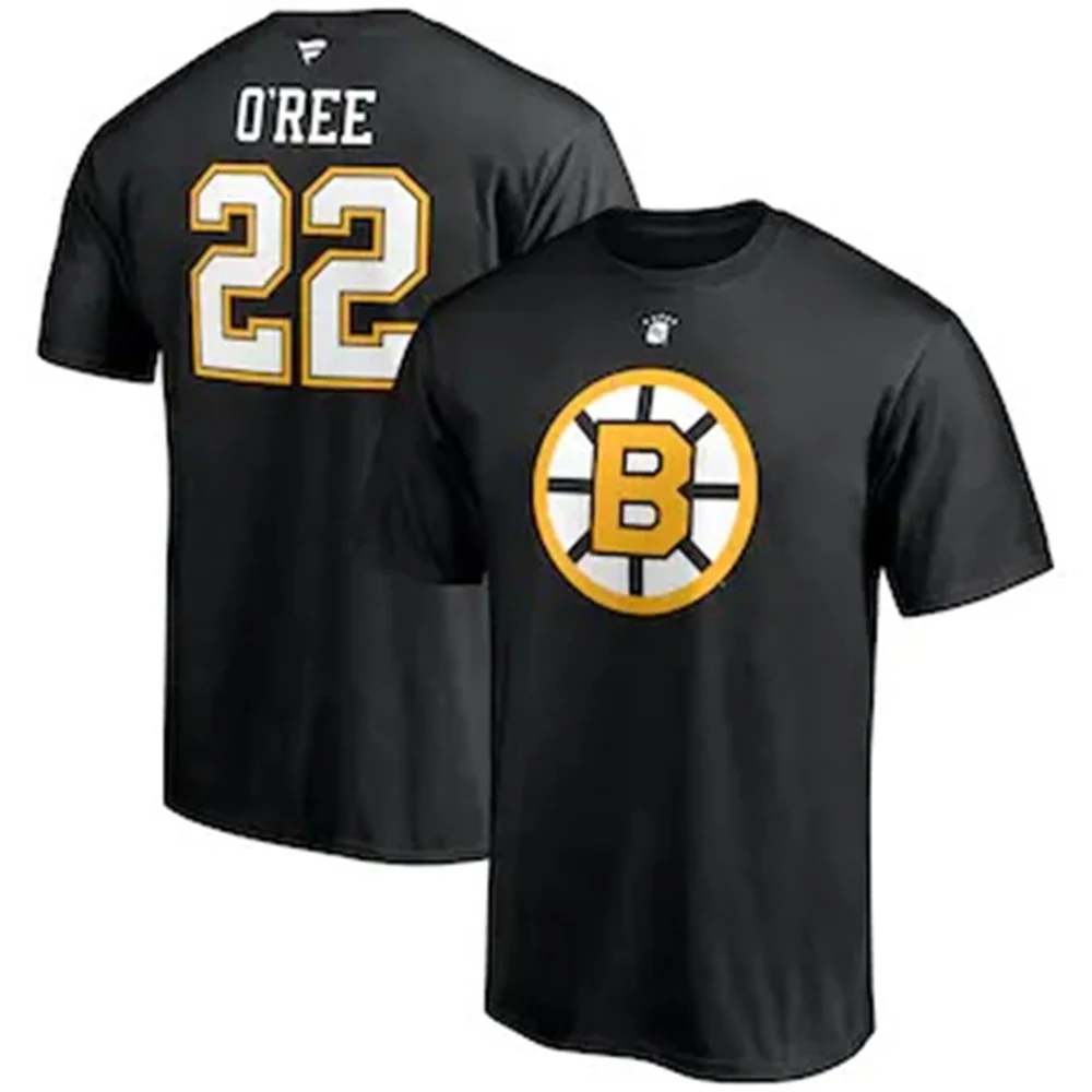 Girls Hockey Team 2021 Boston Summer Oversized Short Sleeve men's T-shirt Printed Brown Bears Harajuku Sports Shirt T-shir |