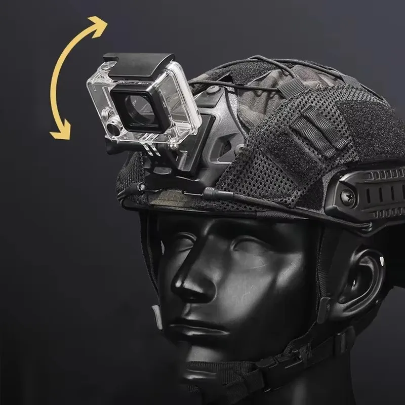 BOOIU Helm Basis Adapter Halter ABS Für FAST/MICH/NVG Helm GOpro Action Kamera Halterung Feste Installieren Airsoft helm Zubehör – Detail 4