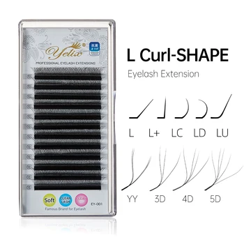 Yelix YY 3D 4D 5D Lashes Premade Fans Eyelash Extension W Style Natural Soft Bloom Lash New L/LU/M Curl Eyelashes 1