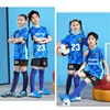 Kids Football Jersey Personalized Custom Adult Soccer Uniforms Kit Sports Clothes Customize Women Futsal Sportswear DIY number 4