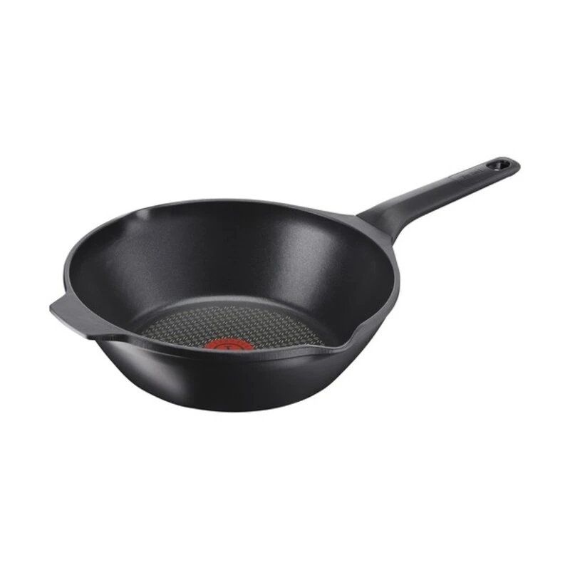 Convergeren Theoretisch kalkoen Wok Pan Tefal Aroma Ø 28 Cm Titanium Excellence Zwart|Pannen| - AliExpress