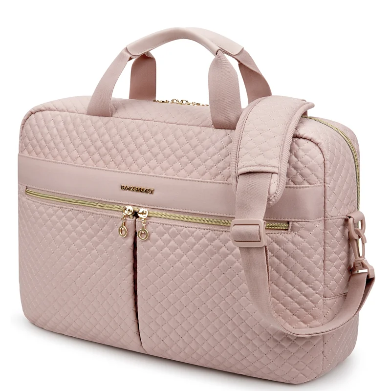 Bagsmart-grande Capacidade 17 Laptop Bolsa Ombro Messenger Notebook Pouch Pacola Escritório Viagem Negócios Bolsa de Computador - Imagem 4