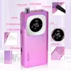 Rechargeable Nail Drill Machine with LCD Display Low Noise, Professional Nail Polish Grinder Nail Accessories Set 4