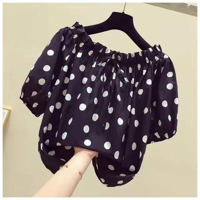 cece polka dot blouse