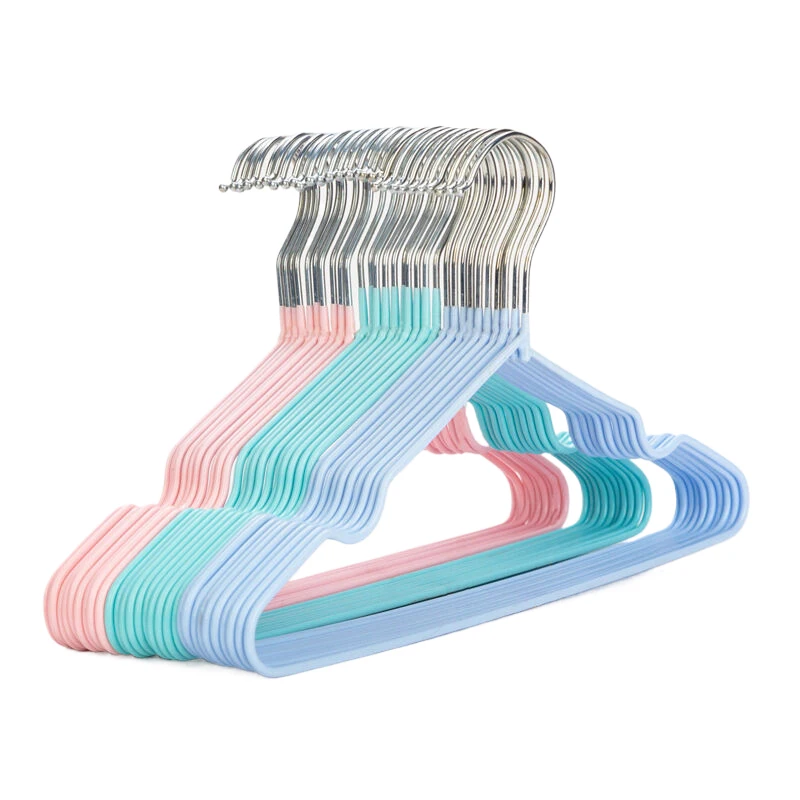 10 Pcs Children Baby Non-marking Non-slip Small Hangers Home Hanging Clothes Kids Laundry Drying Racks 6