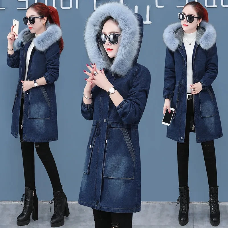denim-parkas-female-2022-winter-new-plus-velvet-thick-hooded-denim-jacket-women-fashion-slim-warm-printing-jeans-cotton-coat