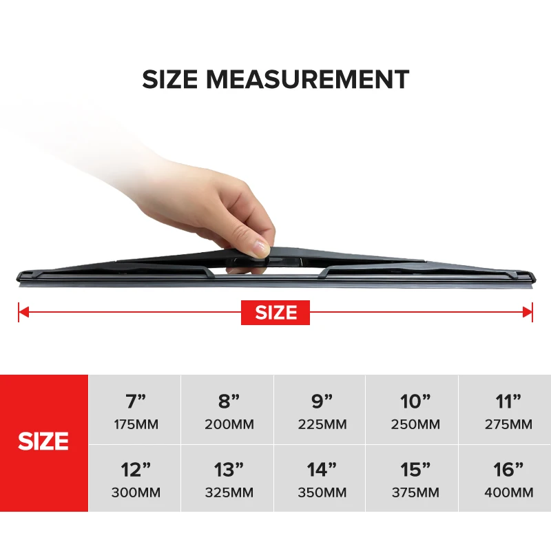 Wiper 12" Rear Wiper Blade For Hyundai i30 I30CW CW FD 2007 - 2012 Windshield Windscreen Rear Window 4