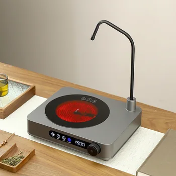 1500W Automatic Water Electricity Pottery Stove Tea Stove Pumping Water Tea Maker 11 Gear Home Tabletop Mute Induction Cooker 1