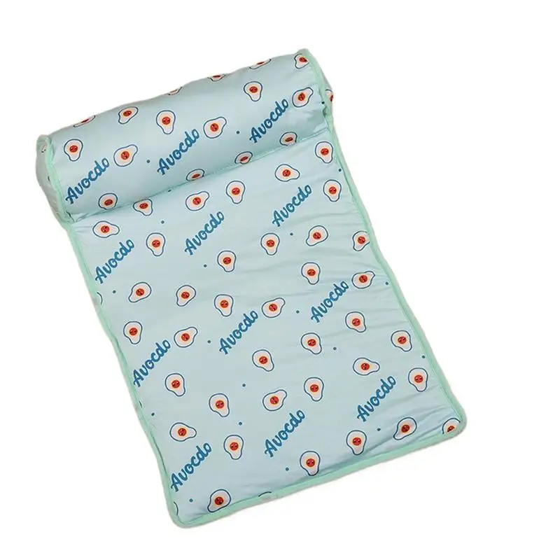 Foldable Washable Dog Cooling Bed with Pillow