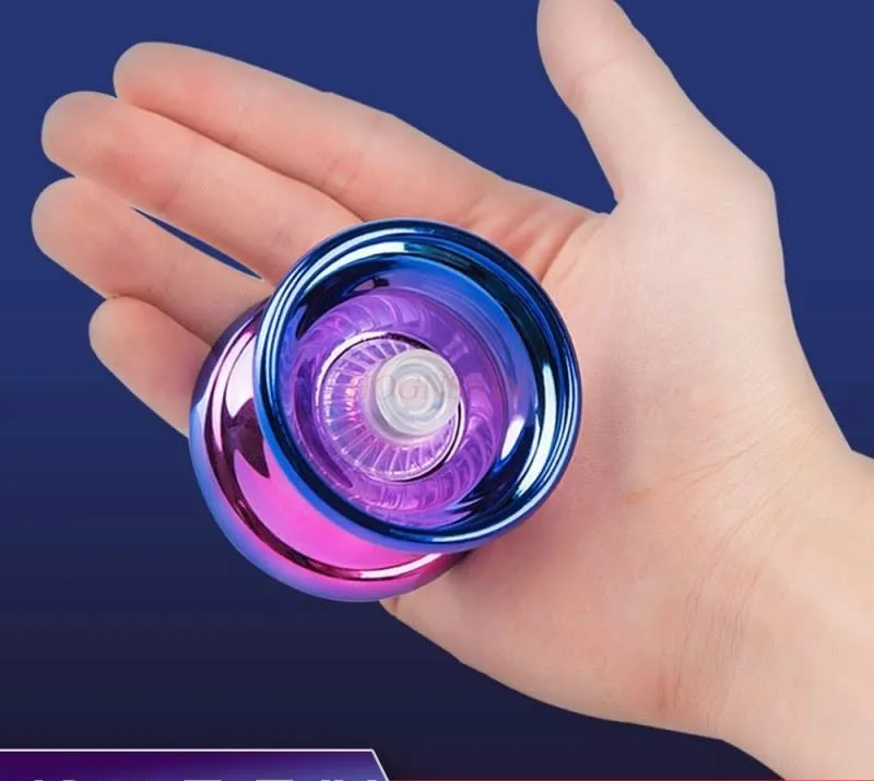 

Professional Yoyo Competition Special Children's Boys and Girls Fantasy Metal Swirl Primary School Yoyo Toy