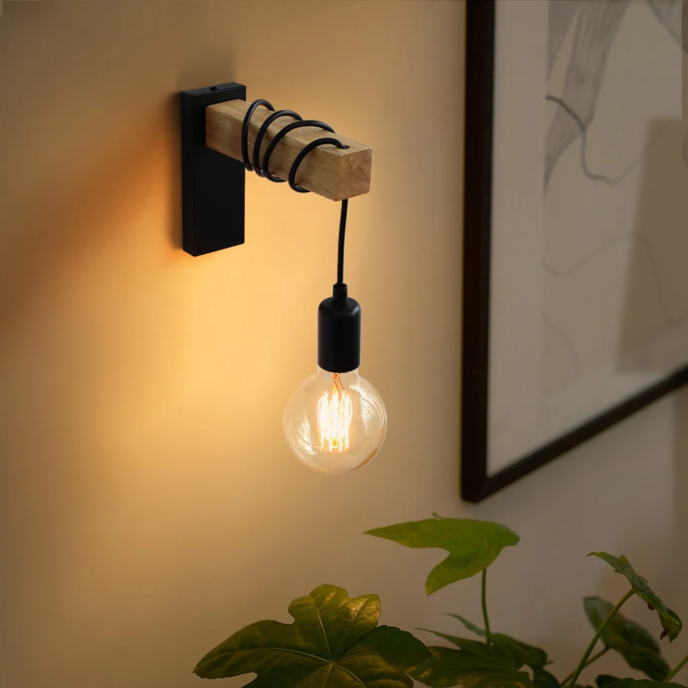 รูปสินค้า โคมไฟผนัง LED Retro เหล็ก ติดตั้งง่าย 110/220V
