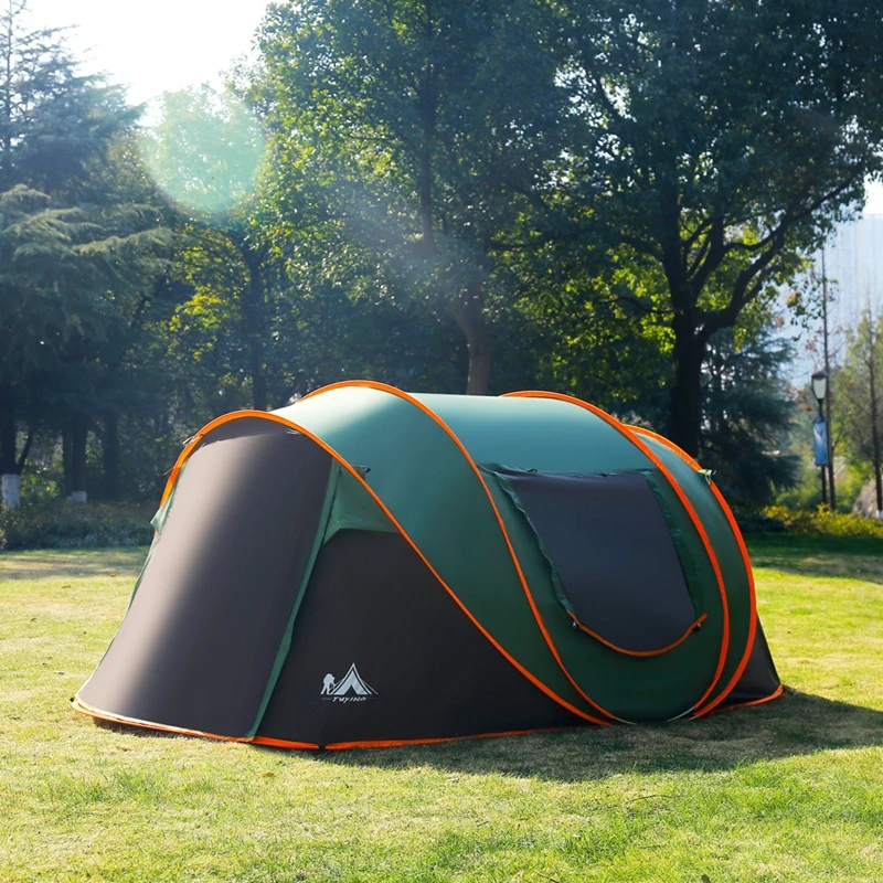 Automatic Pop Up Throw Tent, Waterproof 3-4Persons 2