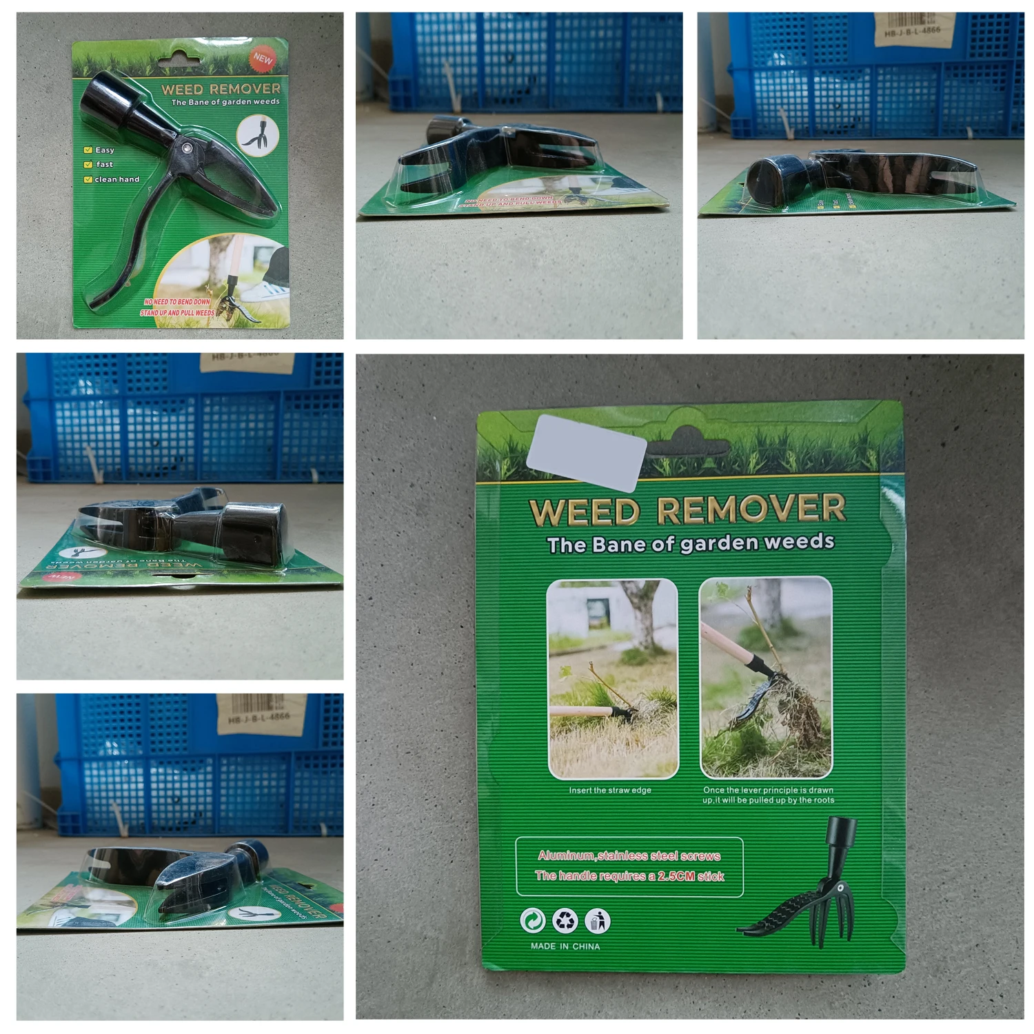 Weeder The Stand Up Weed Puller Tool Artiglio Weeder Root Remover Outdoor Killer Tool Con Pedale