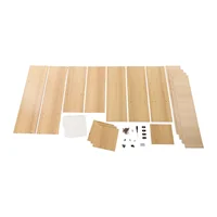 Современный шкаф для хранения, полка для хранения в гостиной и спальне, большой вместительный прочный шкаф из частиц — изображение 6