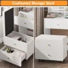 Make Up Vanity Desk with Mirror and Lights, White Vanity Table Set with Charger Station,Girls Small Vanity and Storage C 6