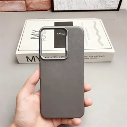 Leather Skin Soft TPU Slim Cover with Camera Protection and Removable Shockproof Design - 400 Lite Series - Honor X7d 4G (Gray)