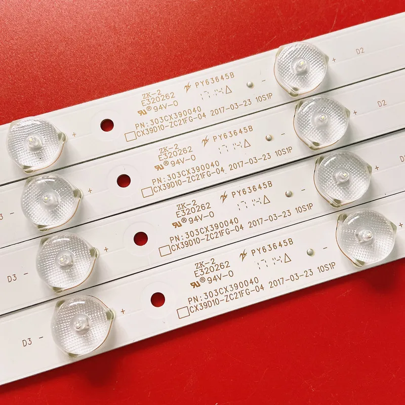 LED Backlight strip for BBK 40LEM1010/T2C RUBIN RB-39K105T2S 303CX390036 ZDCX39D10-ZC14FG-05 4X10 001 HL-10400A28-1001S-01 A0