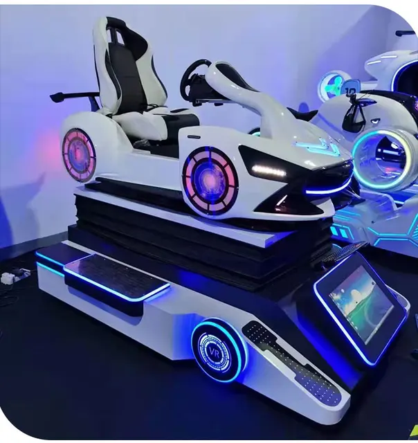 Máquinas de entretenimento 9d 360 vr realidade motor condução escola  simulador moto cockpit carro corrida arcade jogos virtuais máquina -  AliExpress