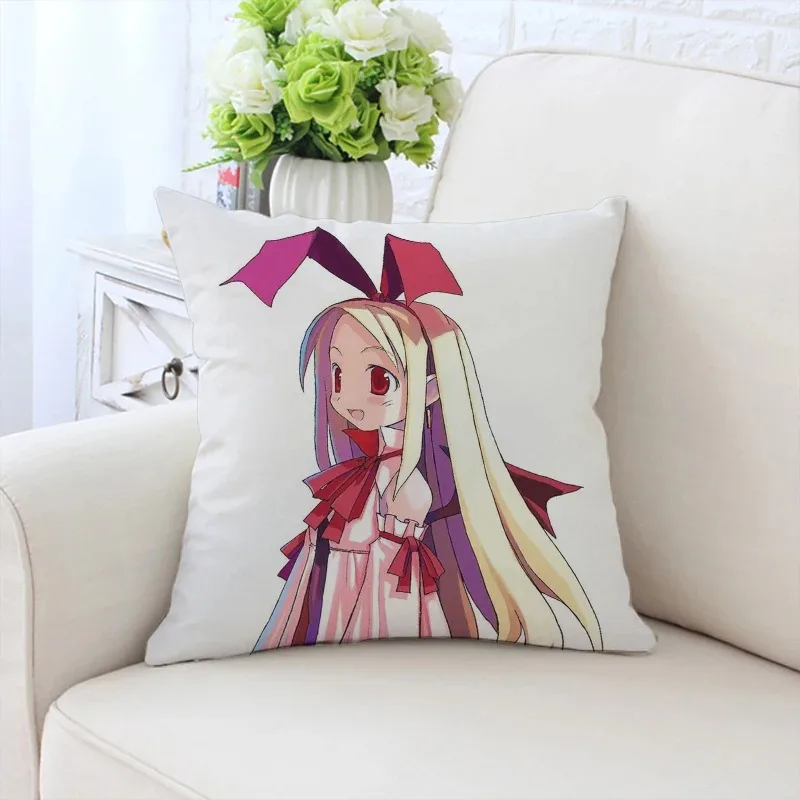 

45x45cm pillowcase custom D-Disaea anime printed sofa cushion cover office chair cushion home headrest pillowcase 50x50cm