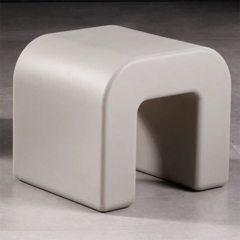 Bambini Campeggio Sgabello Per Piedi In Plastica Bianco Piccola Scarpa Minimalista Moda Sgabello Per Piedi Sedia Per Trucco Poggiapiedi Moderni Mobili