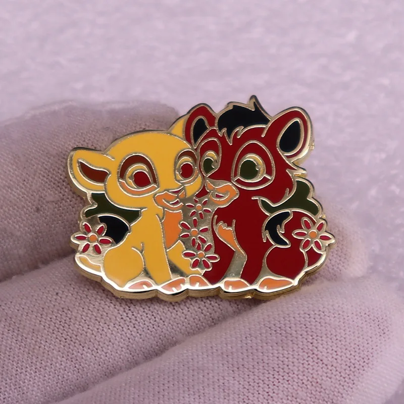 Disney Pins Cute Lion King Distintivi In Metallo Spille Accessori Donna Cartoon Fashion Decorazione Regalo Di Compleanno Per Bambini Spilla Da Bavero