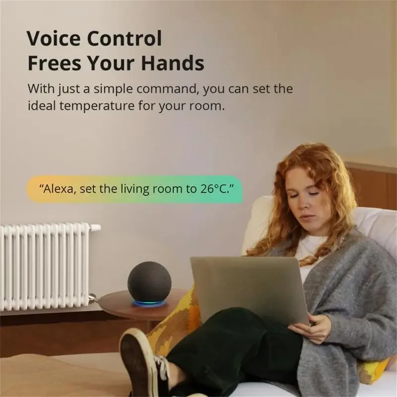 SONOFF 스마트 TRV Zigbee 온도 조절 라디에이터 밸브 TRVZB 가정 난방 온도 제어 지원 alexa google ZHA MQTT ewelink