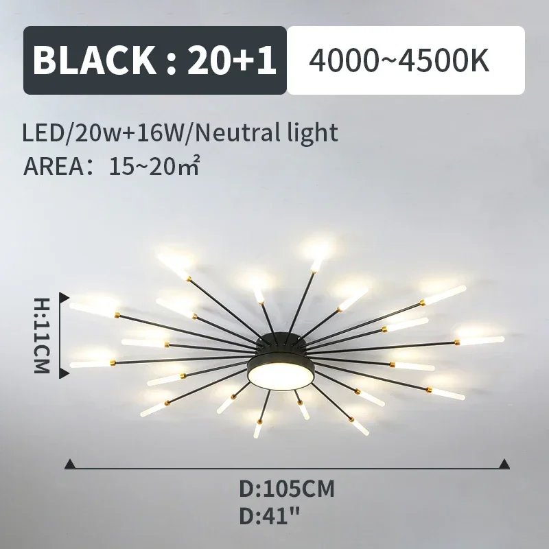 black 20x1 lights