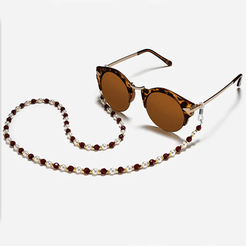 White Small Conch Shell Reading Glasses Chain Sunglasses Eyewears Cord Holder Neck Strap Rope Necklace Eyeglass String Lanyard