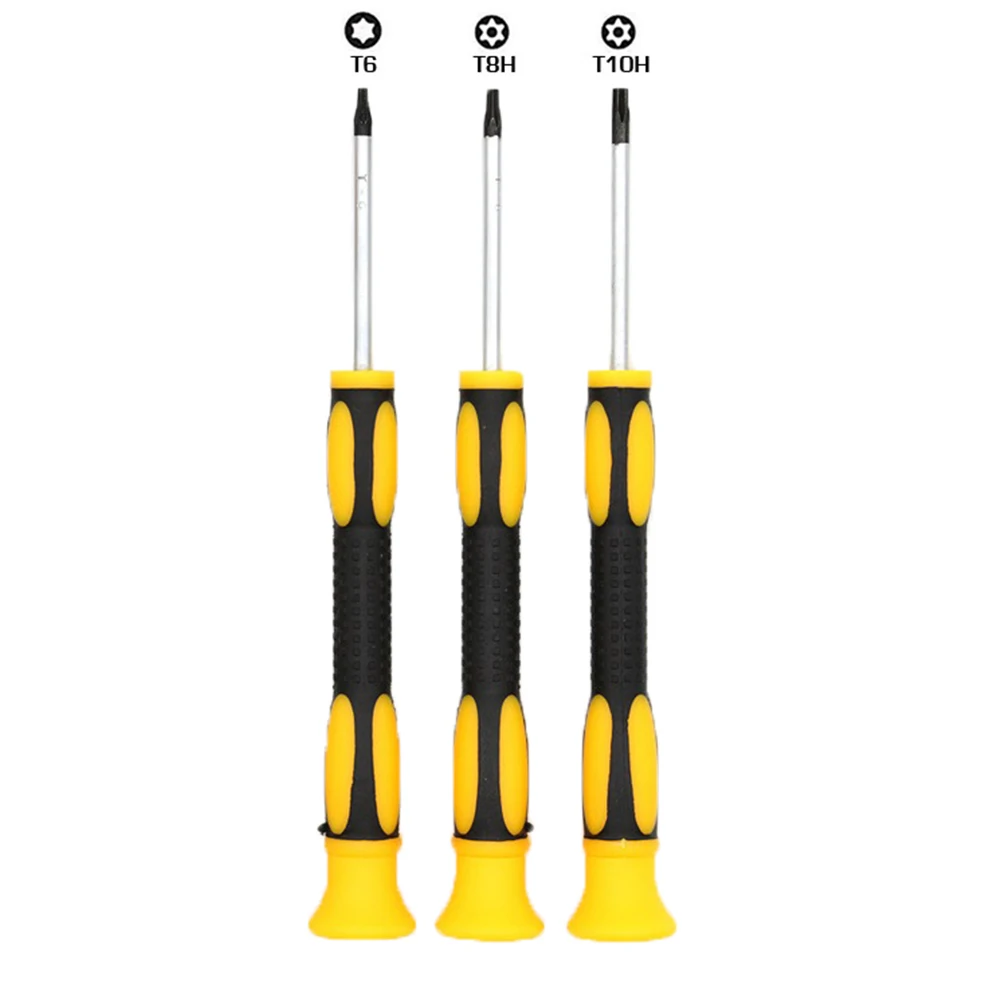 

Hexagon Torx Screwdriver With Hole Steel + Plastic T6 / T8H / T10H 140mm For 360 PS3 PS4 Opening Tools Repairment