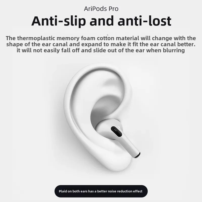 Premium Memory Foam Ear Tips - Anti-Noise, Comfortable Earbud Replacement