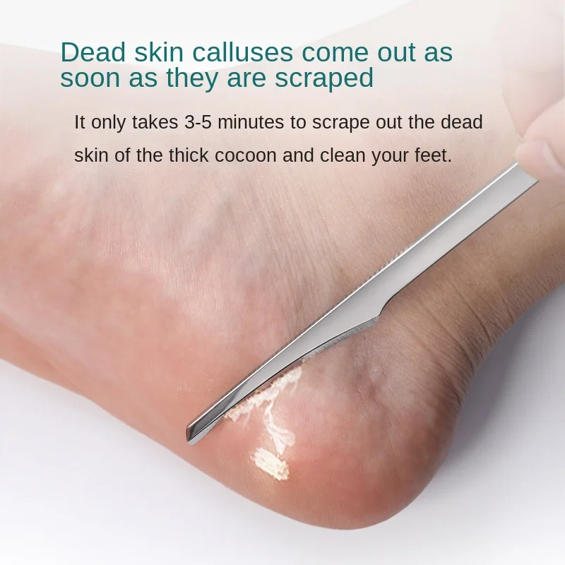 

High Quality Stainless Steel Dead Skin Knife Manicure Pedicure Tool Pedicure Knife Foot Callus Rasp Files Scraper Foot Care Tool