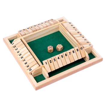 Four-Sided Shut The Box Game 1