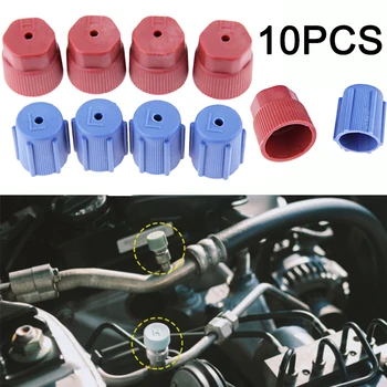 10 pz R134a Tappo AC Tappi 13mm e 16mm Servizio Aria Condizionata Sistema AC Porta di Ricarica Tappi per Auto Aria Condizionata sostituzione