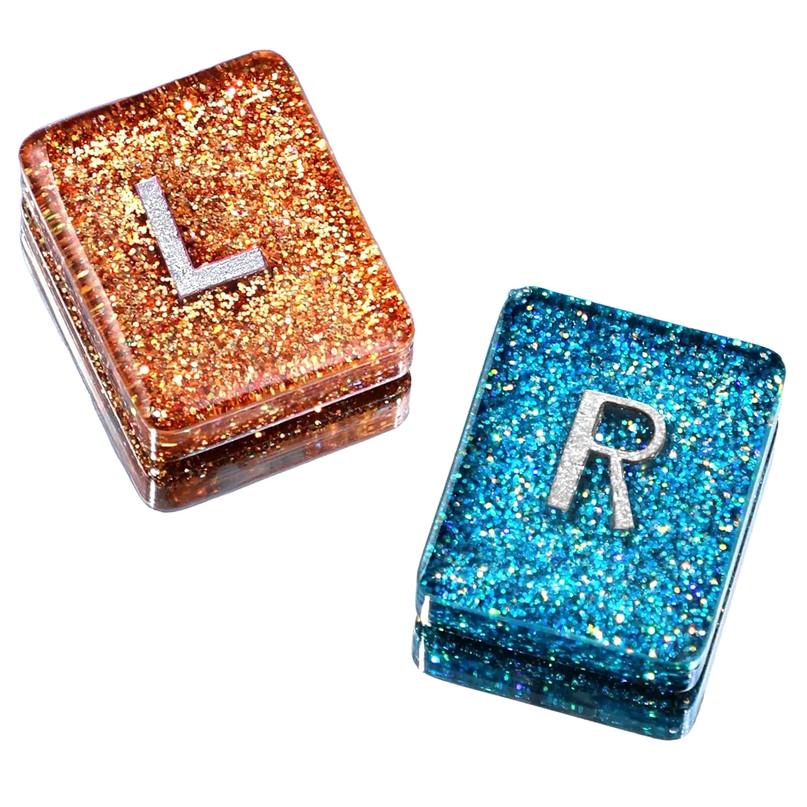 Resin X-Ray Markers Reusable Xray Markers Lead Initials Markers Shiny X-Ray Badge Accessories For Radiology Id Badge Radiologist