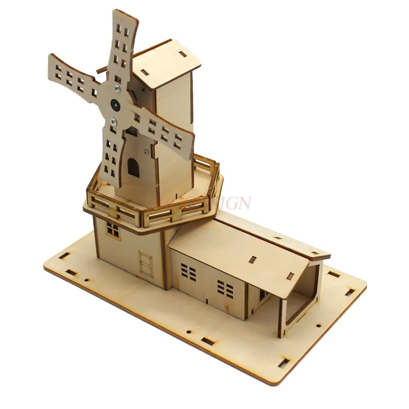 

Physics Sound and light rotating windmill DIY model making technology gizmo Student gift for children Handmade toy kit