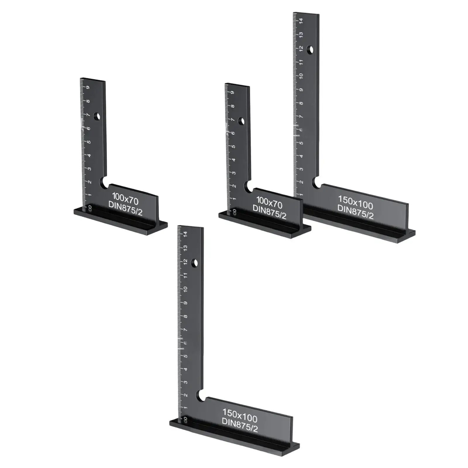 Metric Metal L Square Ruler High Precision Right Angle Measuring Tool for Machinist and Carpenter Applications Metric Metal L Square Ruler High Precision Right Angle Measuring Tool for Machinist and Carpenter Applications