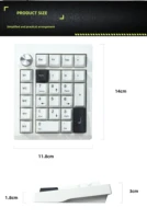 ZUOYA GMK26  QMK/VIA Gasket Number Pad Bluetooth 5.0/2.4ghz/Wired Hot Swappable Numpad Programmable for Win/Mac - Image 5