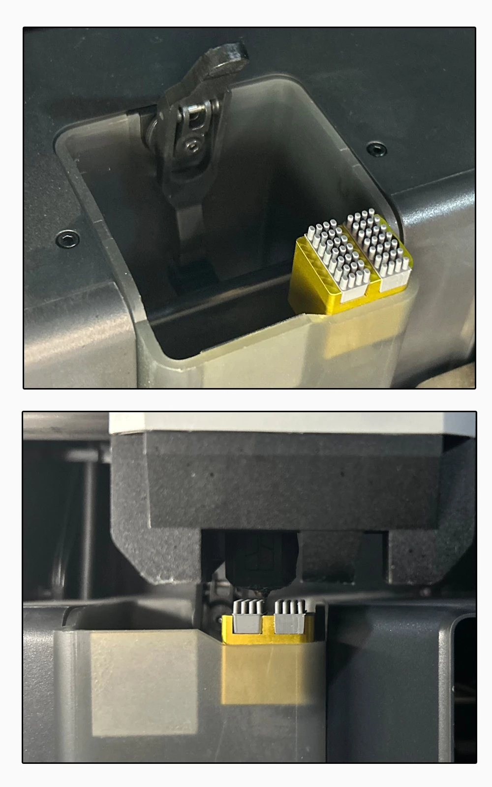 Für Bambulab P1S X1 Serie Düse Silikon Wischer Düsen Pinsel Hotbed montiert Wäscher für Bambu Labor Reinigungswerkzeug 3D-Drucker – Detail 7