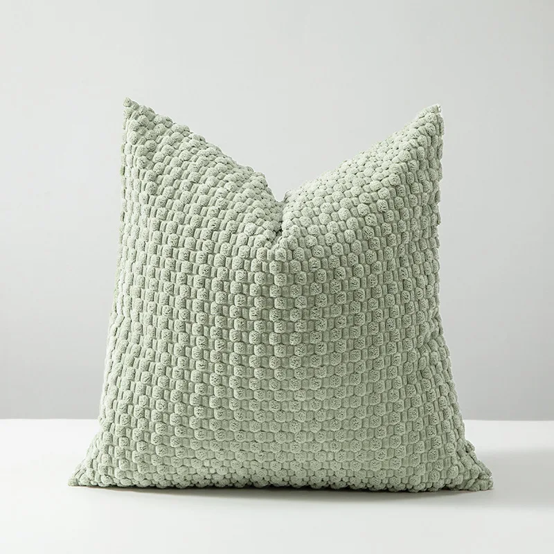 1PC Soft Corduroy Boho Striped Decorative Throw Pillow Cover