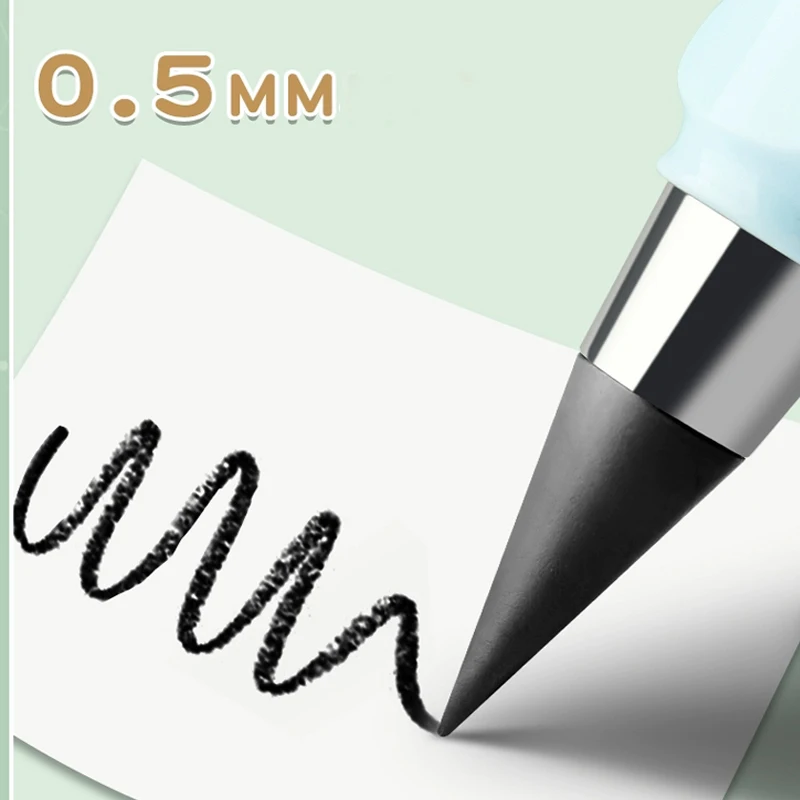 17pcs Set Infinity Pencils No Sharpening Eternity Pencils No Ink Kawaii Unlimited Pens Art Supplies School Stationery Nib Eraser 2