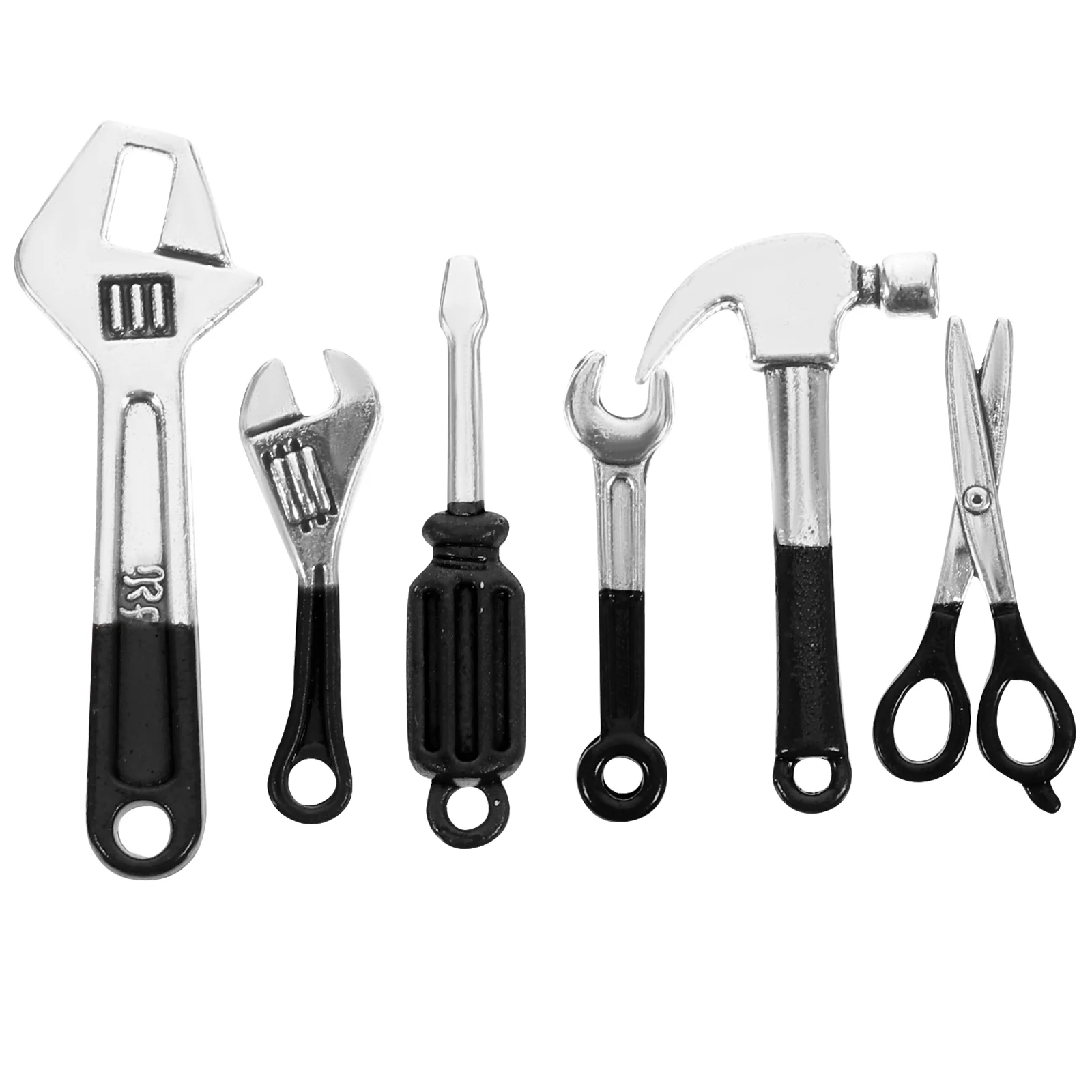 

6Pcs Miniature Dollhouse Tools Alloy House Tool Miniature Repair Tools