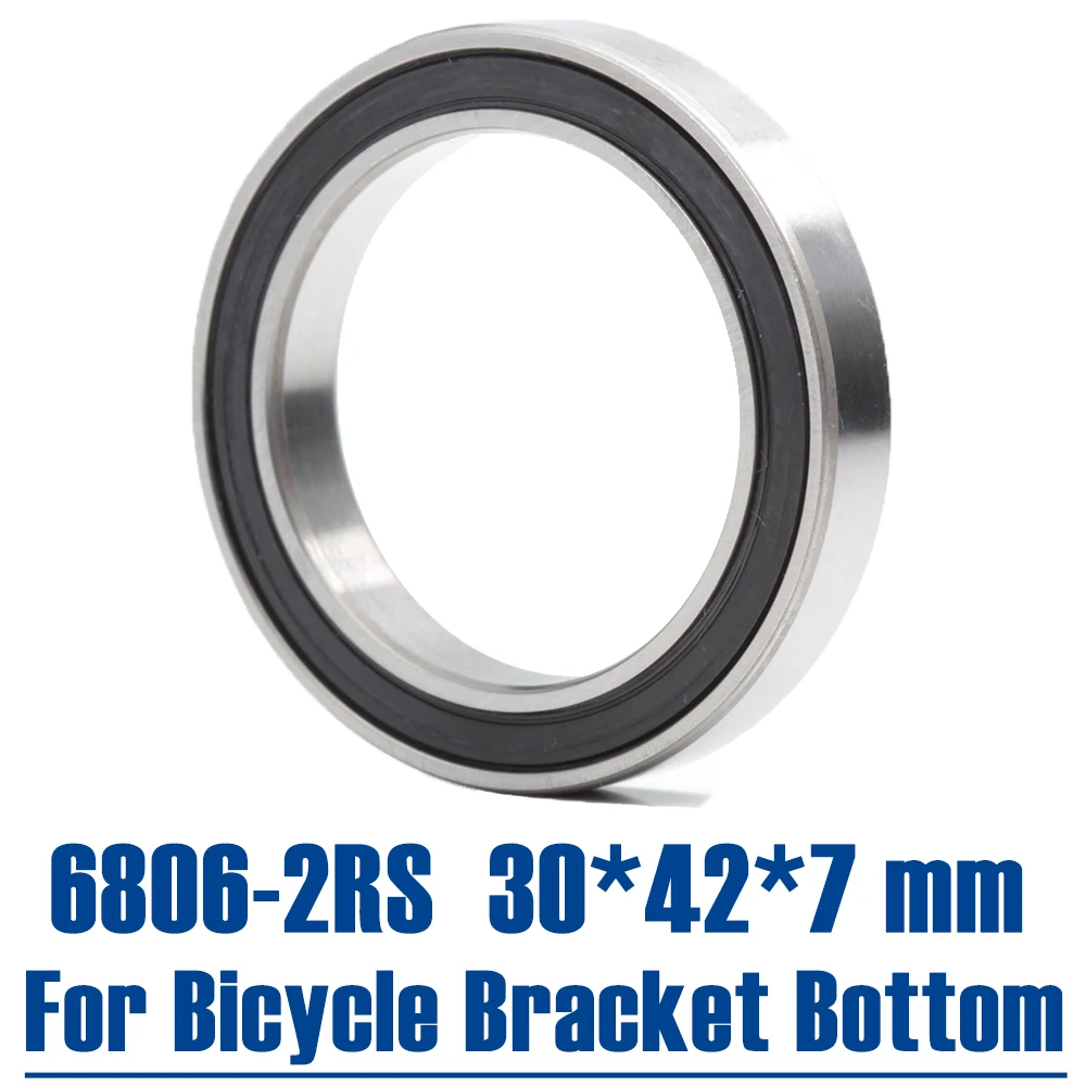 18307 2rs stainless bearing 18 30 7 mm abec 5 1 pc 18307 rs bicycle bottom bracket repair parts 18 30 7 ceramic balls bearings 6806-2RS Bearing 30*42*7 mm ( 1 PC ) 6806 RS Bicycle BB30 Bracket Bottom 30 42 7 Balls Bearings