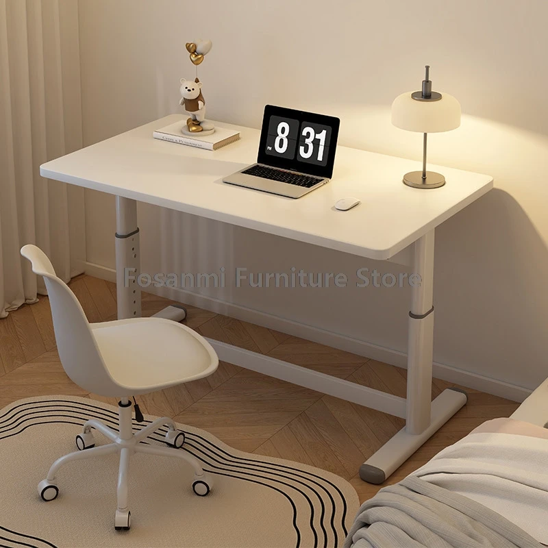 Adjustable Height Office Desk Student Study Table Children Gaming Desk Home Gamer Standing Table Manual Motion Computer Desk 1