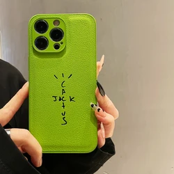 Hip Hop Street Trend Soft Leather Phone Case - Japan Back Cover Coque - iPhone XR (Green)